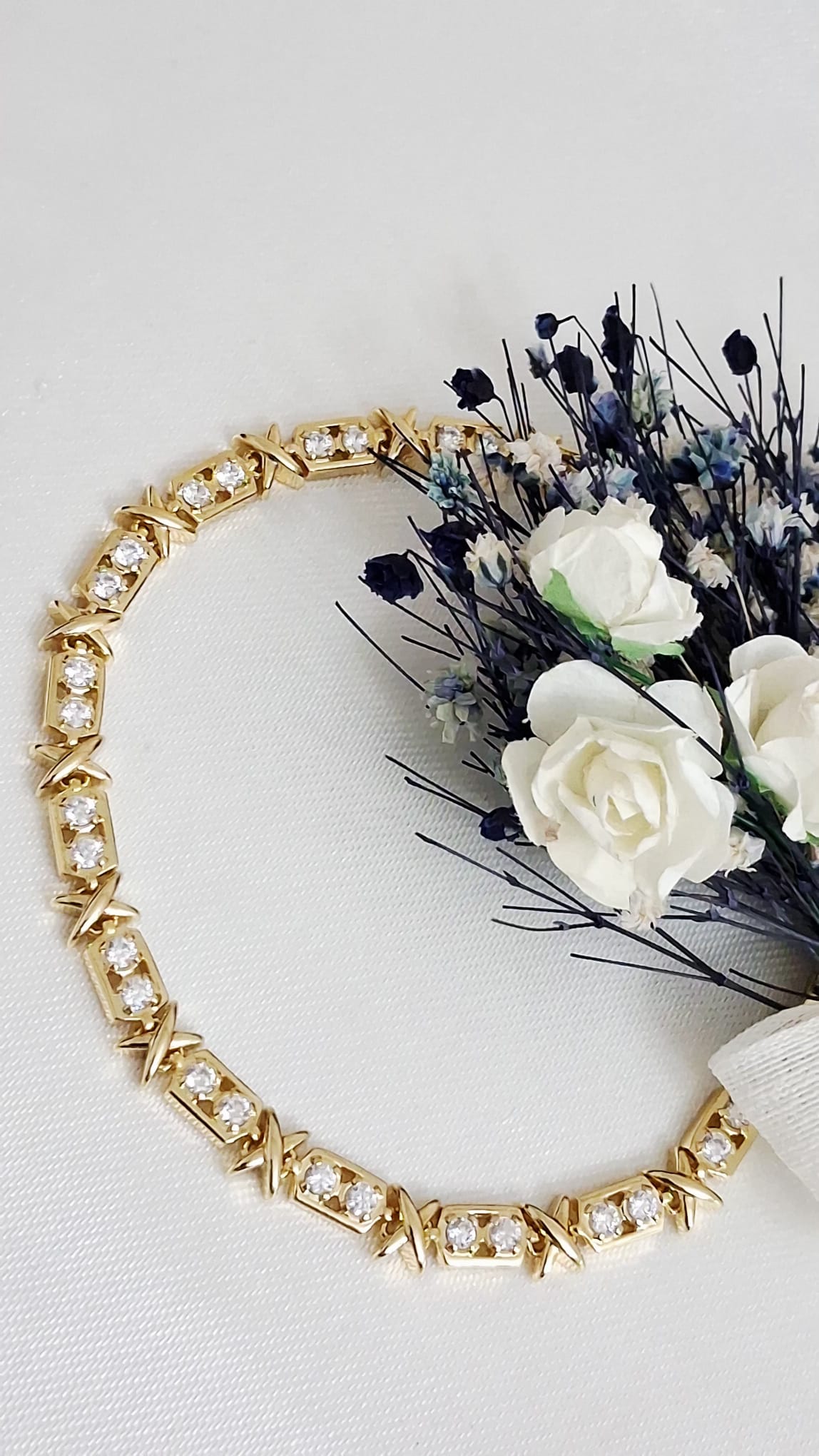 XUPING Bileklik - Zirkon Taşlı ve X Figürlü